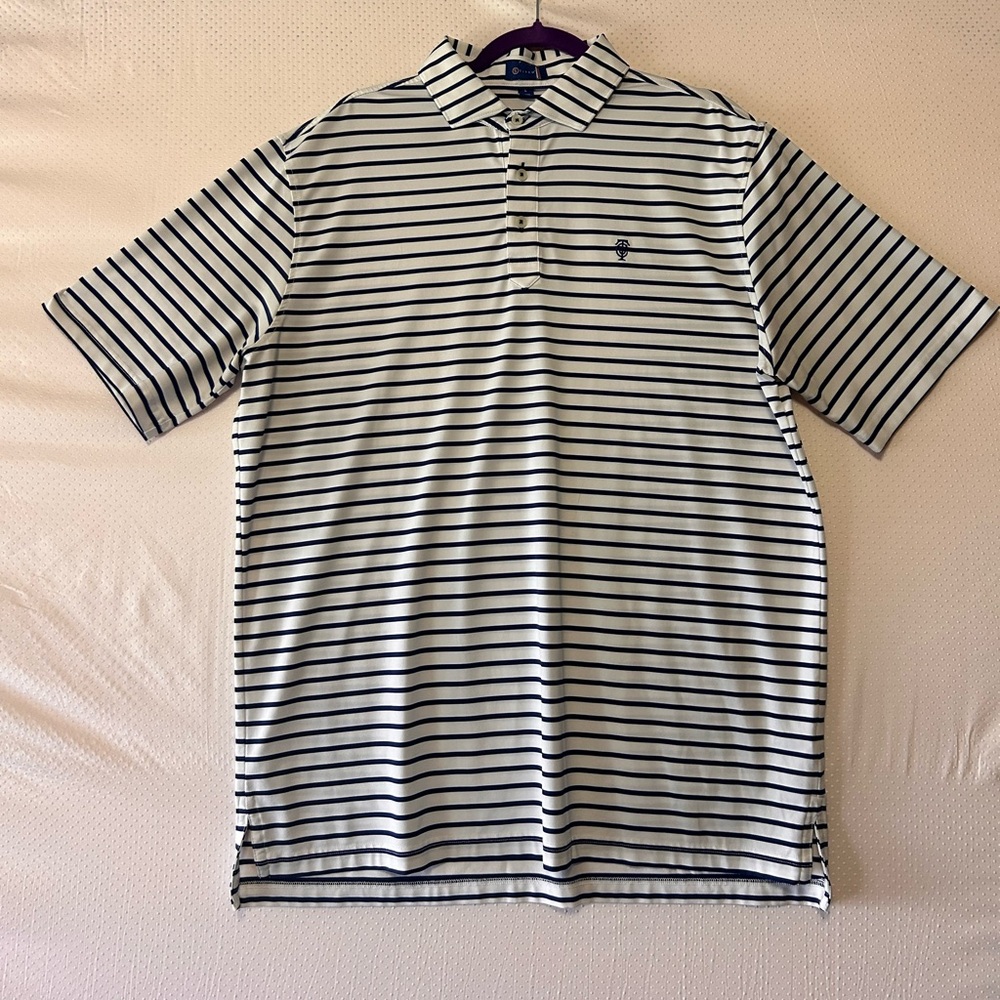 Men's Stitch Striped Polo